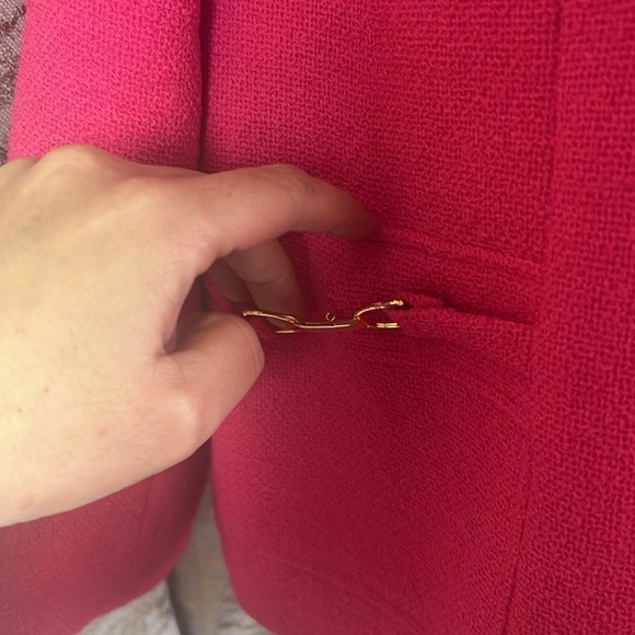 Vintage RARE Hot Pink Auckie Sanft Pure Virgin Wool Coat - Picture 5 of 16